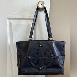 Navy Blue Tory Burch Tote, comes with dust bag!